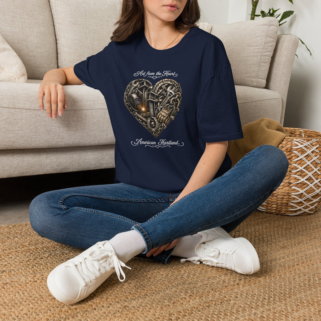 Heart of Metal Graphic Tee — “Art from the Heart”
