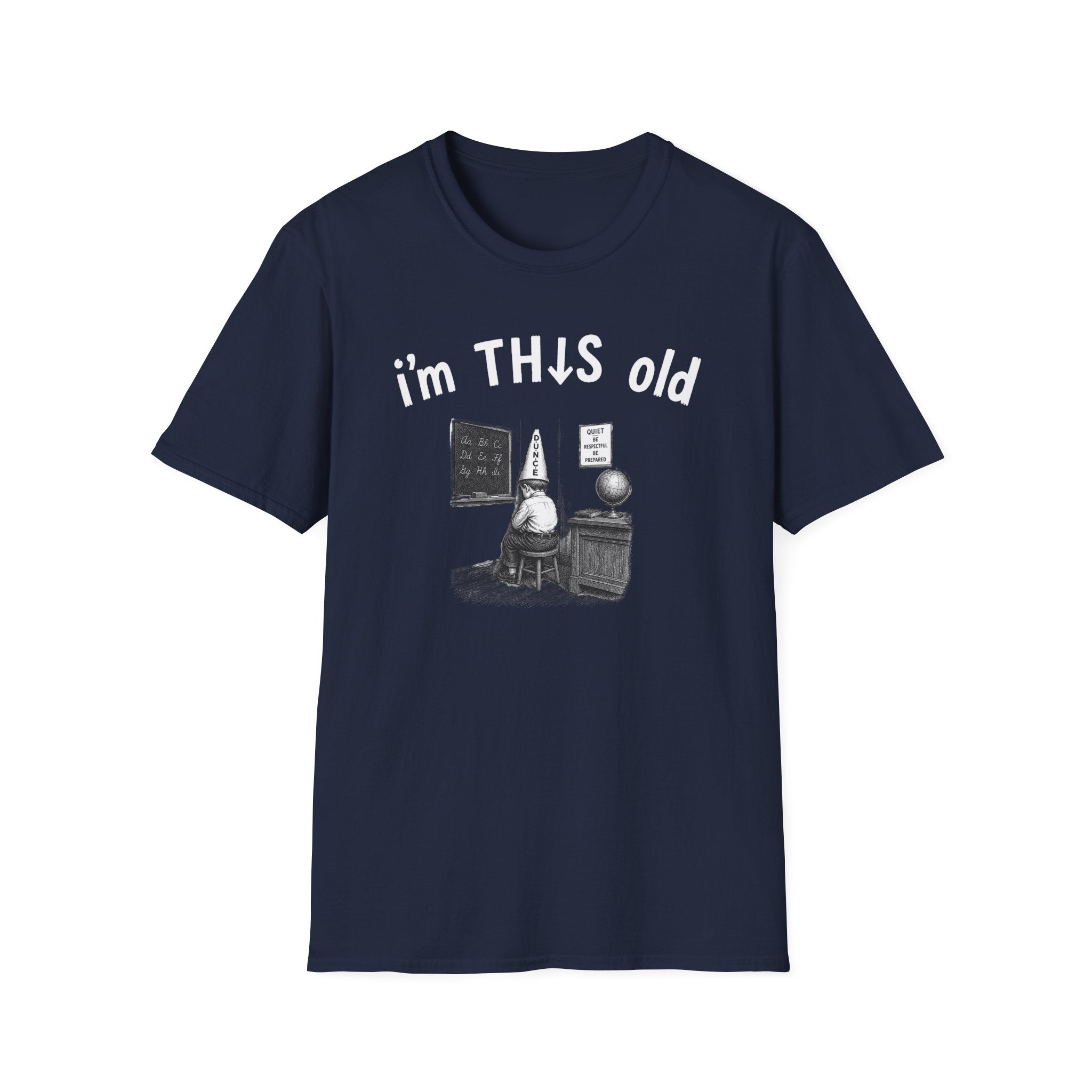 Retro 'I'm This Old' Vintage Schoolroom T-Shirt