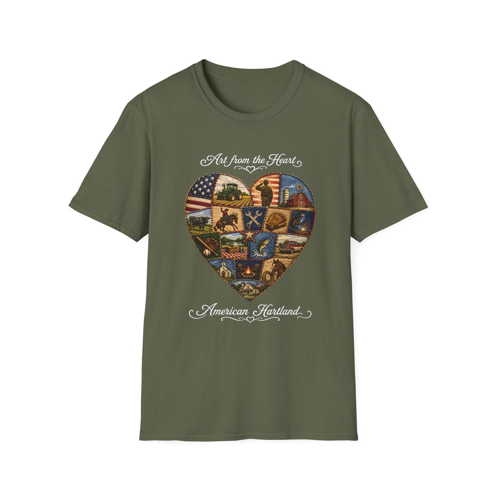 "Art from the Heart" Quilt T-shirt
