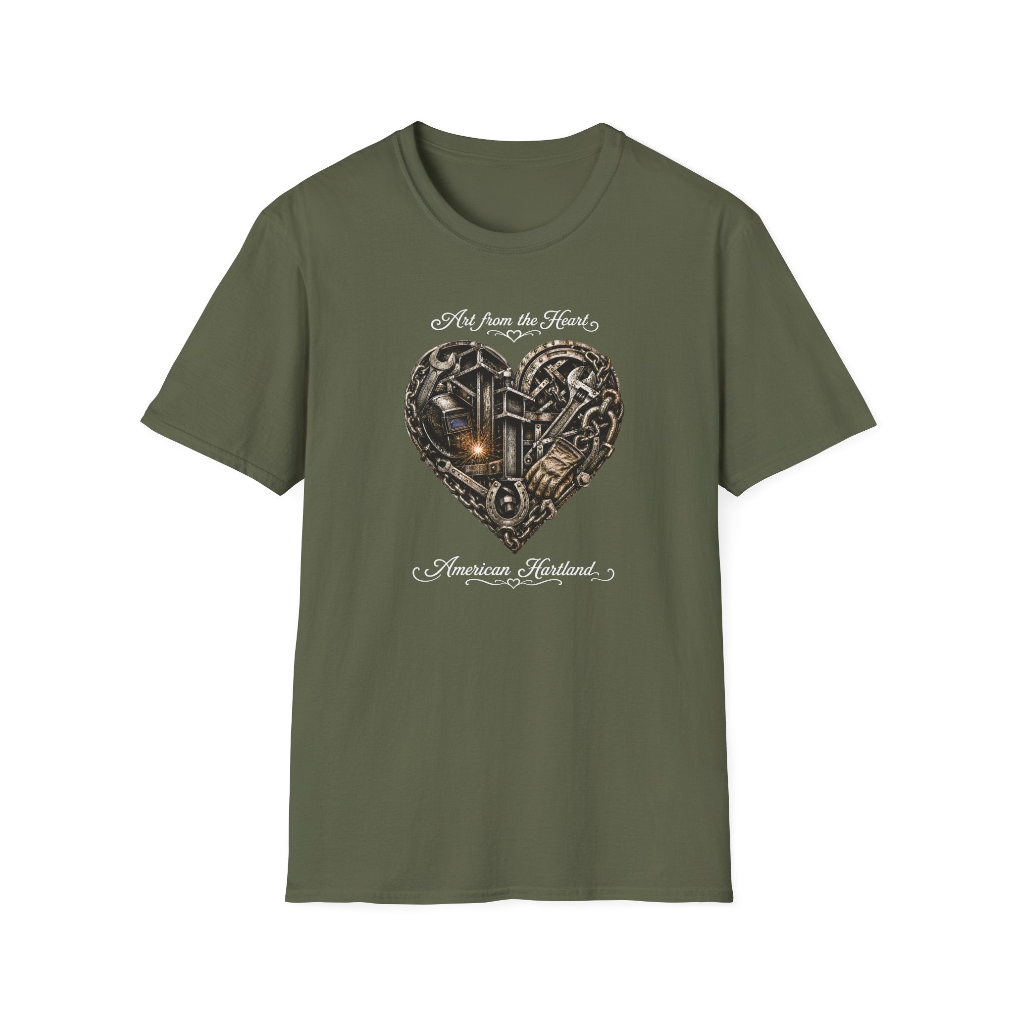 Heart of Metal Graphic Tee — “Art from the Heart”