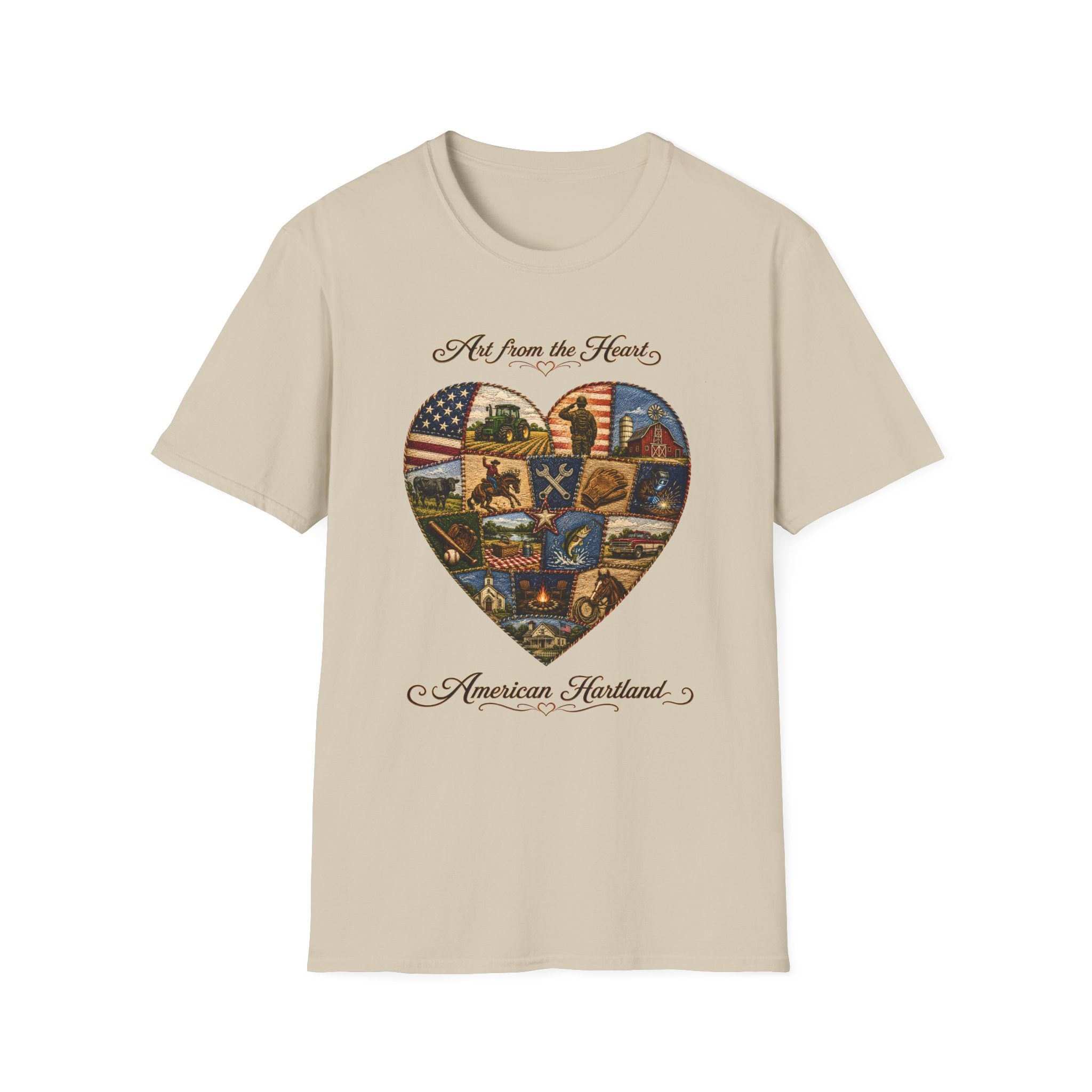 "Art from the Heart" Quilt T-shirt